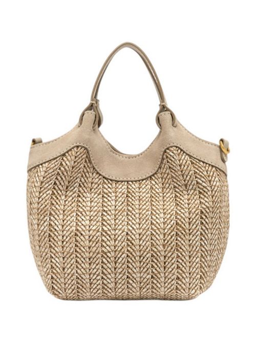 borsa donna dua piccola in rafia sabbia Gianni Chiarini | BS12338-COMM-PGLSPG211